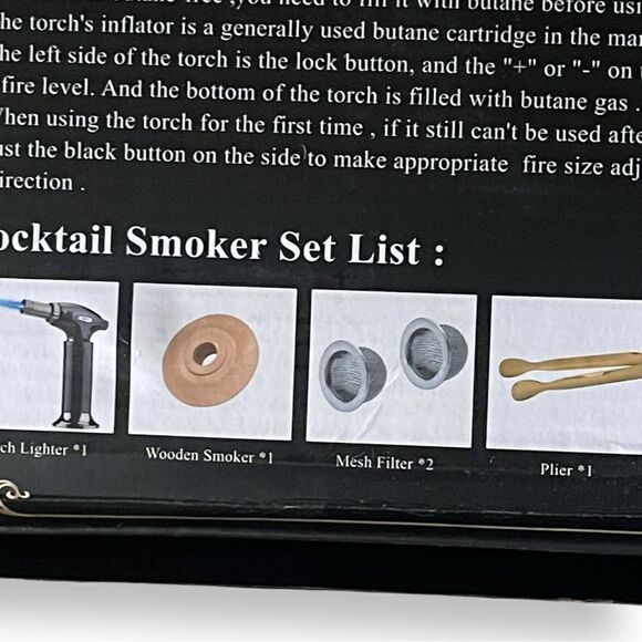 Syjunf Cocktail Whiskey Smoker Gift Set Kit with Accessories (No Butane) NEW - Picture 12 of 16